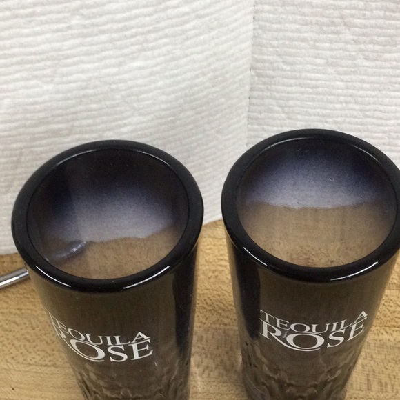 New 2 Tequila Rose Tall Shot Glasses - Picture 2 of 4